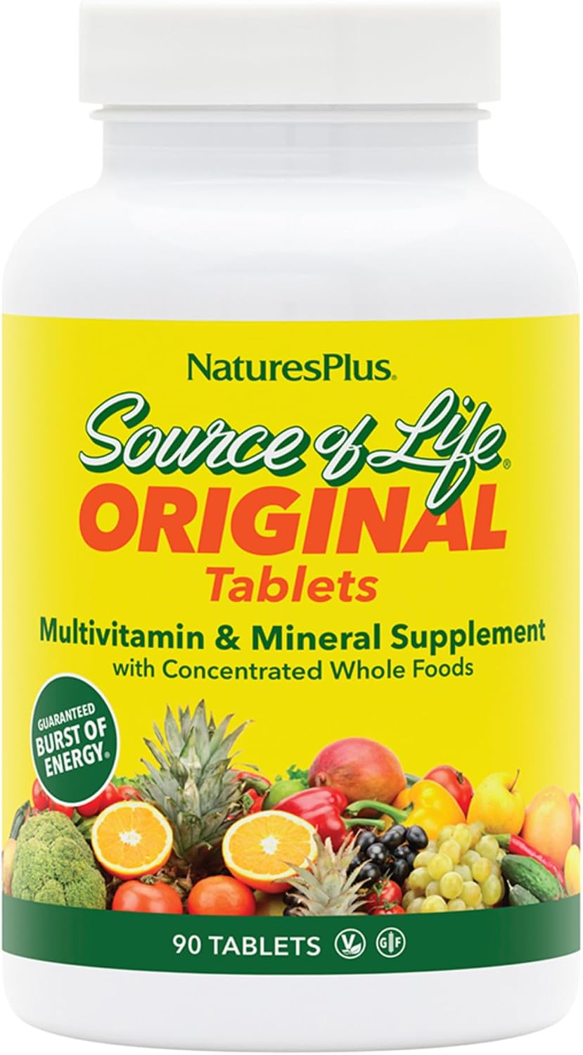 Nature's Plus Source of Life Multivitamin & Mineral Supplement - 180 Tablets - görsel 7