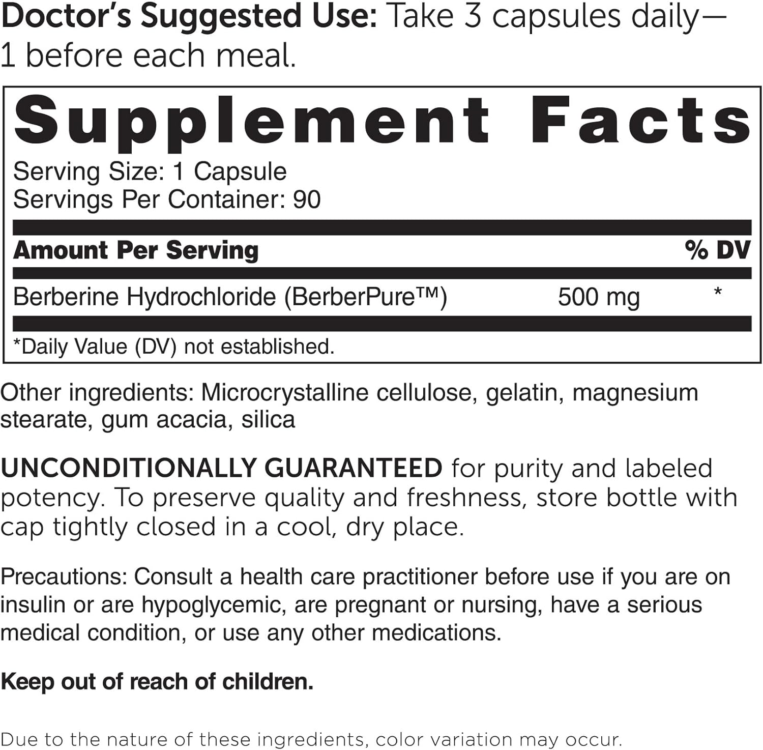 Dr. Whitaker Clinical Grade Berberine | 1,500mg Per Daily Serving | 30 Day Supply - görsel 3