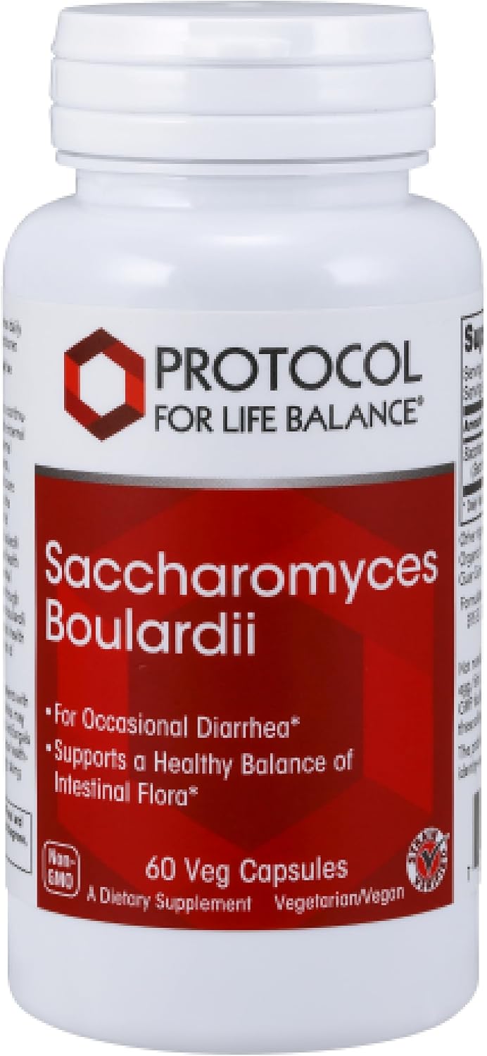 Protocol for Life Balance Saccharomyces Boulardii Probiotic - 10 Billion CFU - 60 Veg Capsules - görsel 1