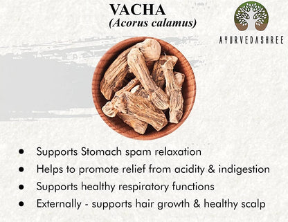 Calamus Powder 100g | Vacha Powder | Acorus Calamus | Highly Aromatic Herb | Acorus Calamus Root Powder | Vasambu