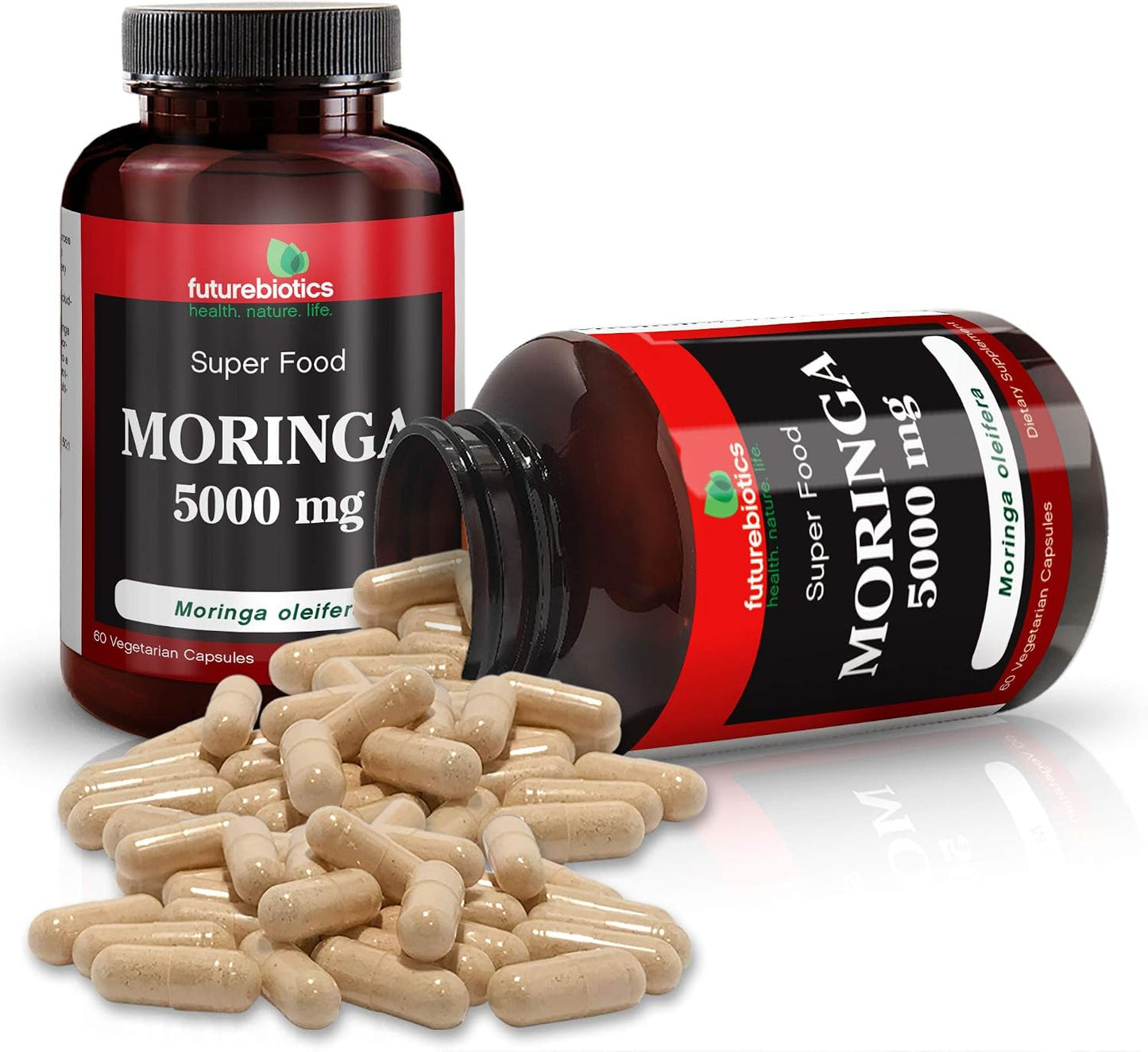 FutureBiotics Moringa 5000 mg, 60 Vegetarian Capsules - görsel 6