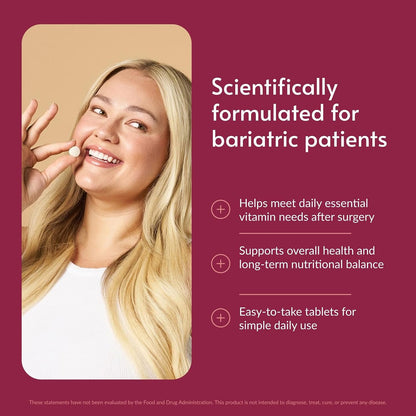 Bariatric Advantage Chewable Essential Multivitamin Without Iron - 180 Count - Berry