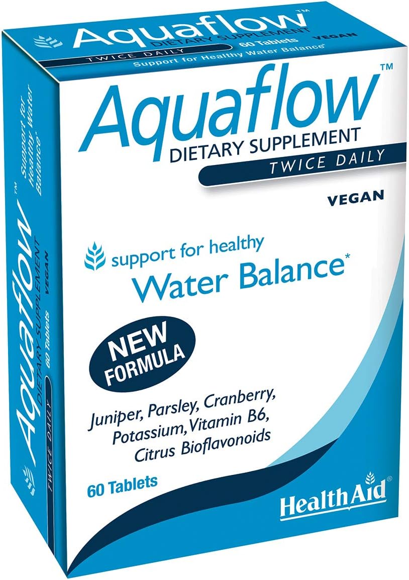 Aquaflow Water Balance Support Tablets – Traditional Botanical Blend for Fluid Balance – 60 Tablets - görsel 1
