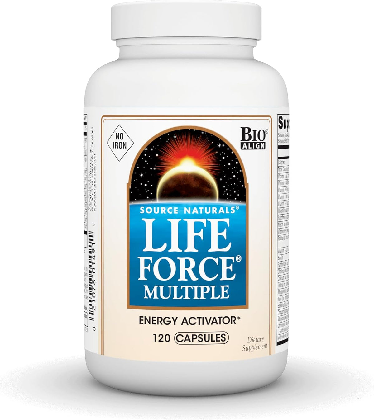 Source Naturals Life Force Iron Free Multivitamin - 120 Capsules - görsel 1