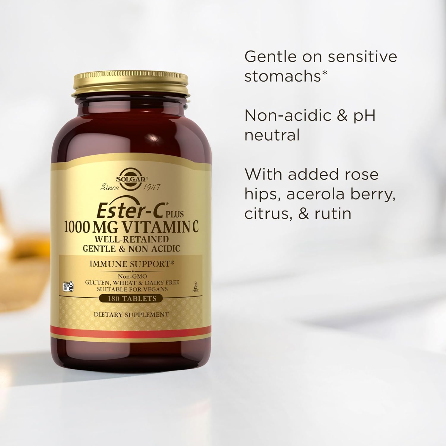 Solgar Ester-C Plus 1000 mg Vitamin C (Ascorbate Complex) - 180 Tablets - görsel 5
