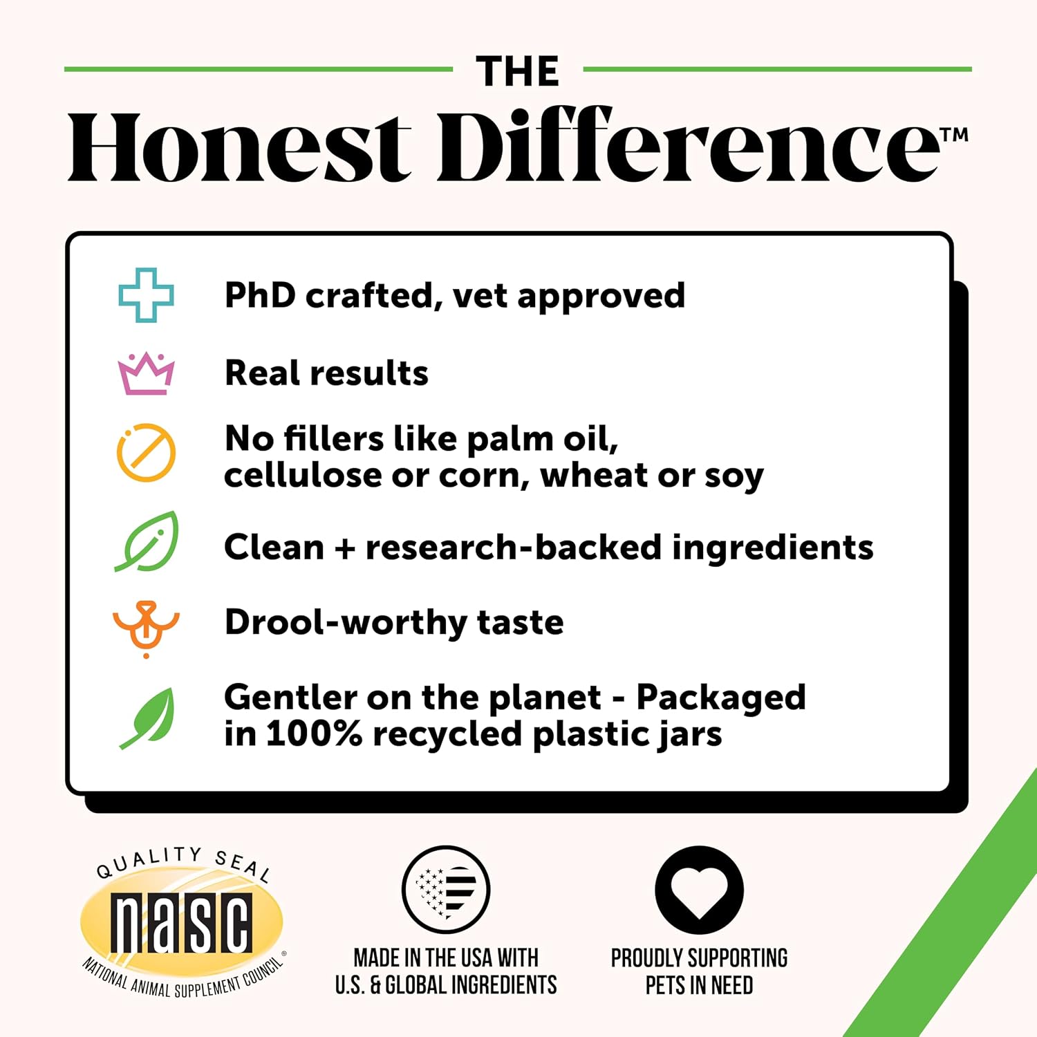 Pet Honesty 6 Billion CFU Dog Probiotics with Prebiotics, Digestive Enzymes & Fibre - Pumpkin Flavour, 90 Chews - görsel 6