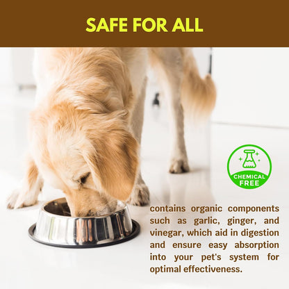 Flea Free Pure Organic Food Supplement - Anti-Flea Dog Vitamins (946 ml)