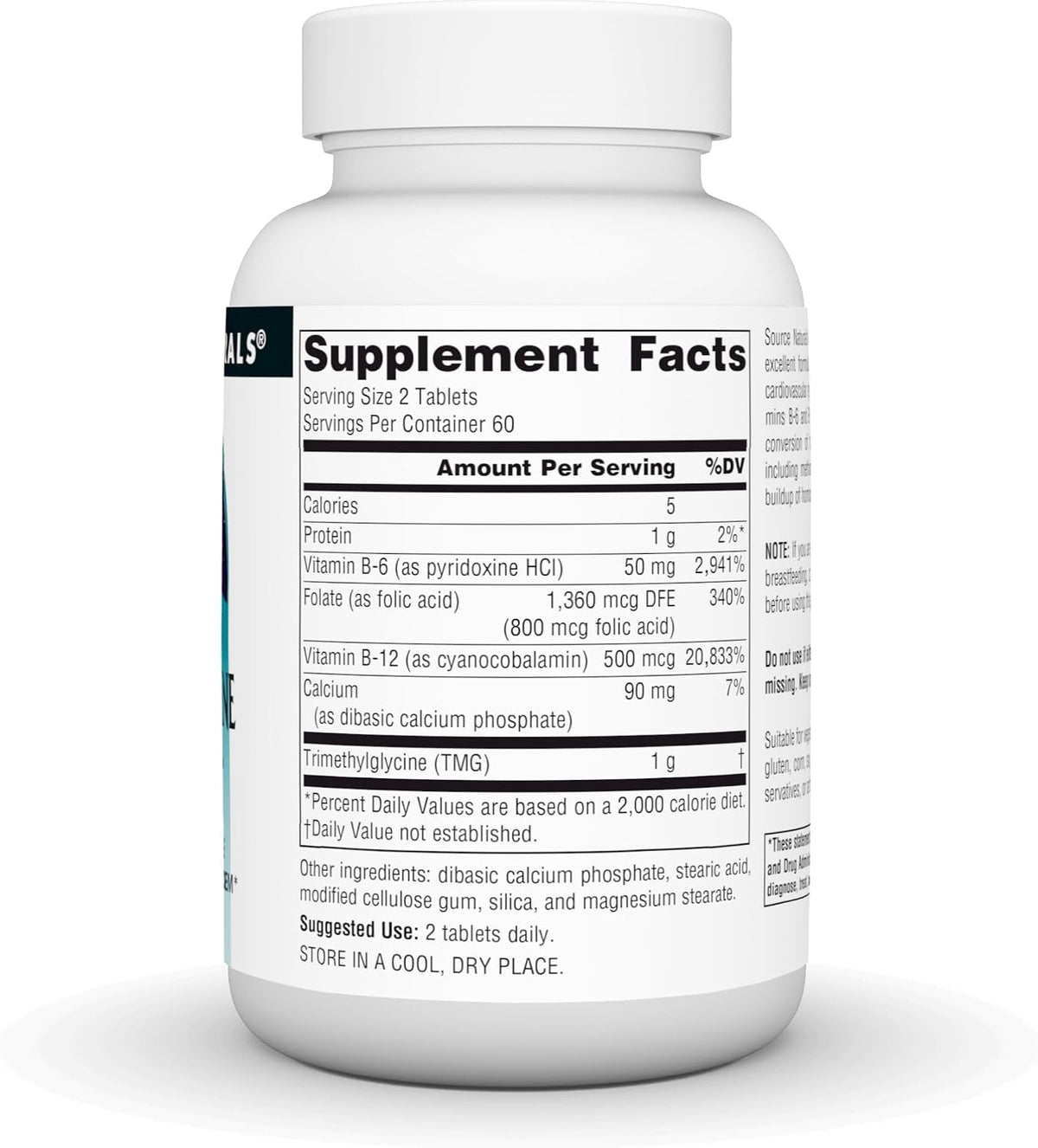 Source Naturals Homocysteine Defence - Supports Healthy Homocysteine Metabolism - 120 Tablets - görsel 3