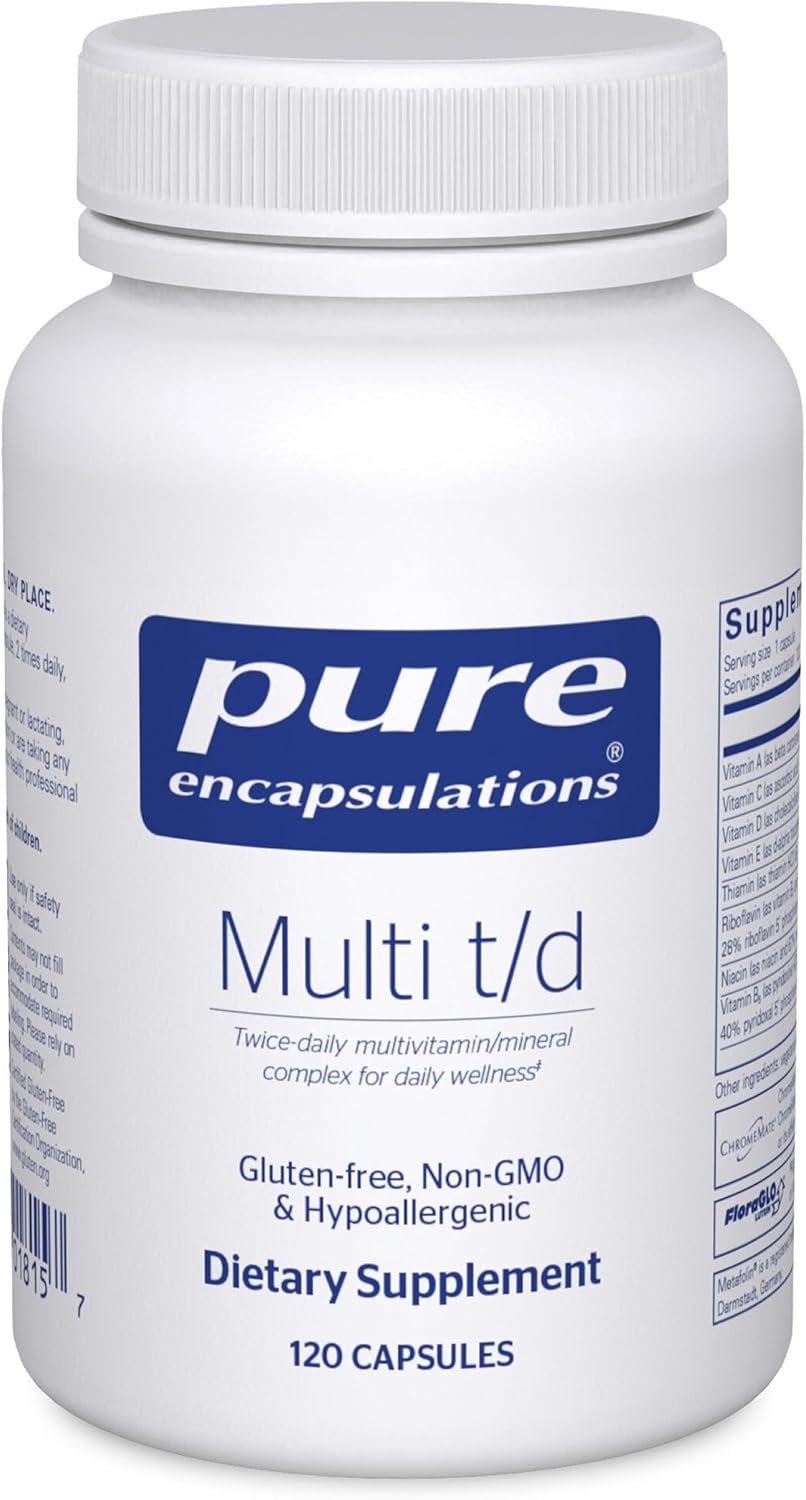 Pure Encapsulations Multi T/D - Multivitamin and Mineral Supplement - görsel 1