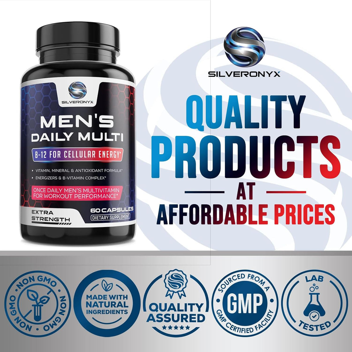 Men’s Daily Multivitamin – 60 Capsules - görsel 4