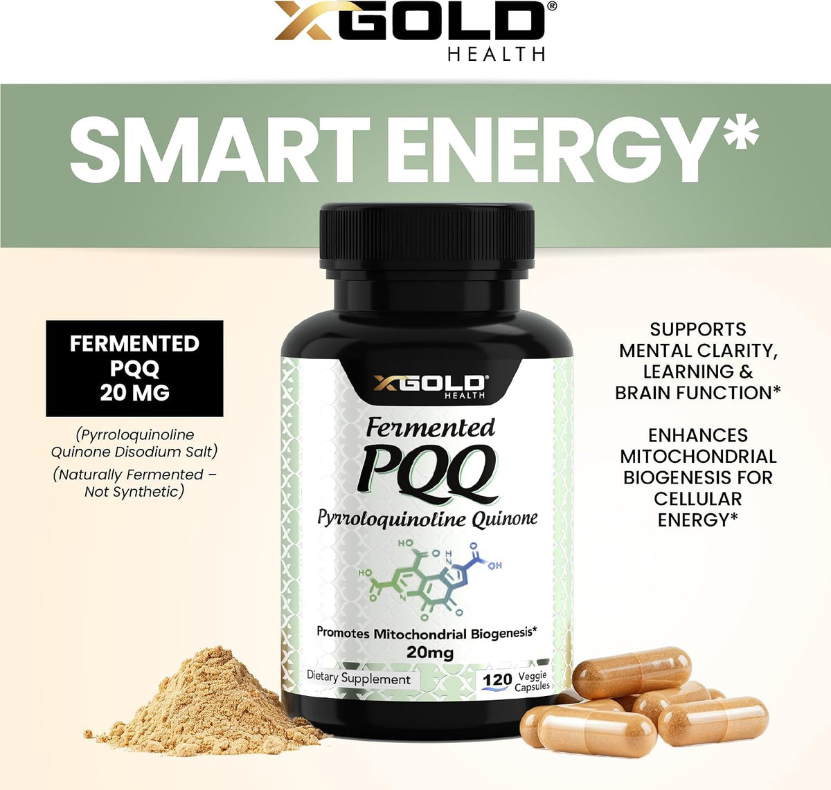 Fermented PQQ 20 mg Supplement - görsel 3