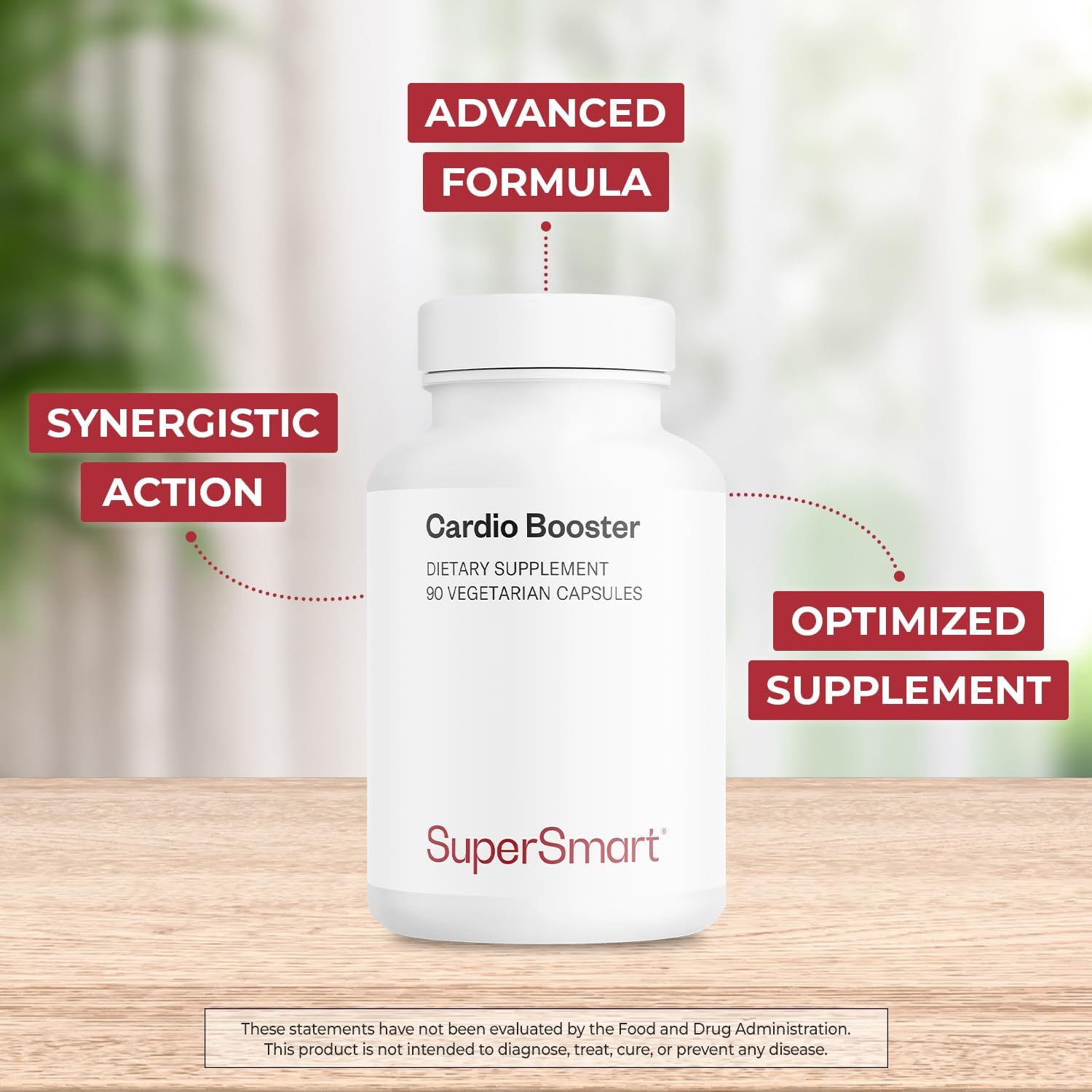 Supersmart Cardio Booster (Advanced Formula) – with Taurine, CoQ10, Potassium, Phytosterols – 90 Vegan Capsules - görsel 3
