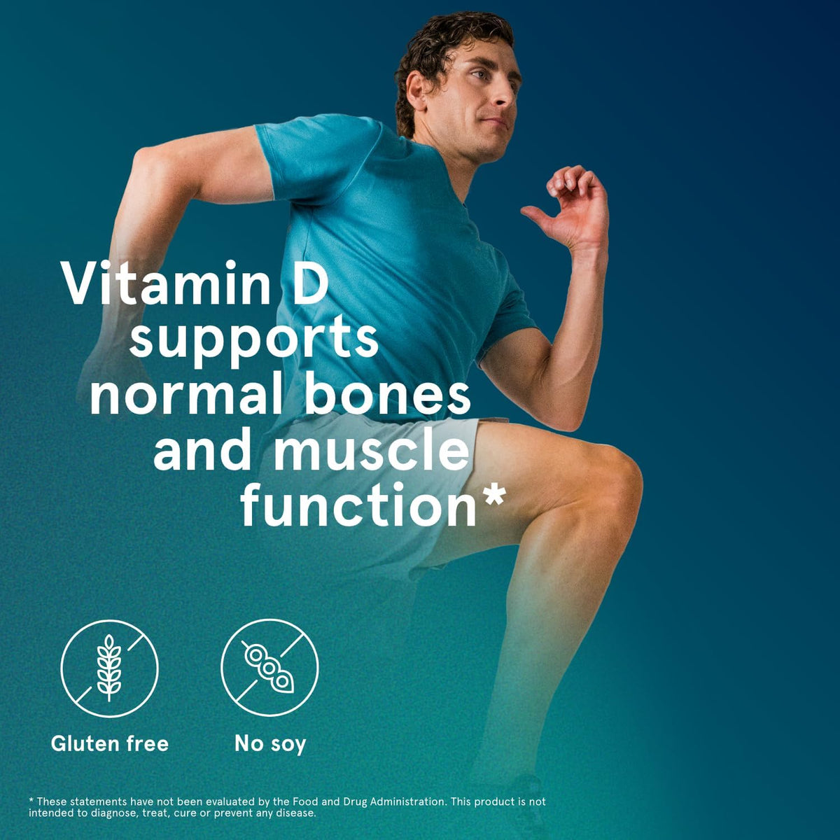 Puori Vitamin D3 Softgels, 2500 IU (62.5 mcg) - Fast Absorbing Vitamin D3 Supplement for Immune Support, Bone Health & Muscle Function - Non-GM & Gluten-Free - 120 Softgels - görsel 5