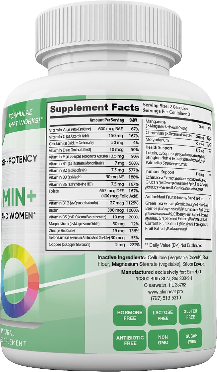 Keto Multivitamin for Women and Men – 35 Potent Ingredients for Immune Support – Non-GMO, Gluten-free, Sugar Free – 30-Day Supply - görsel 3