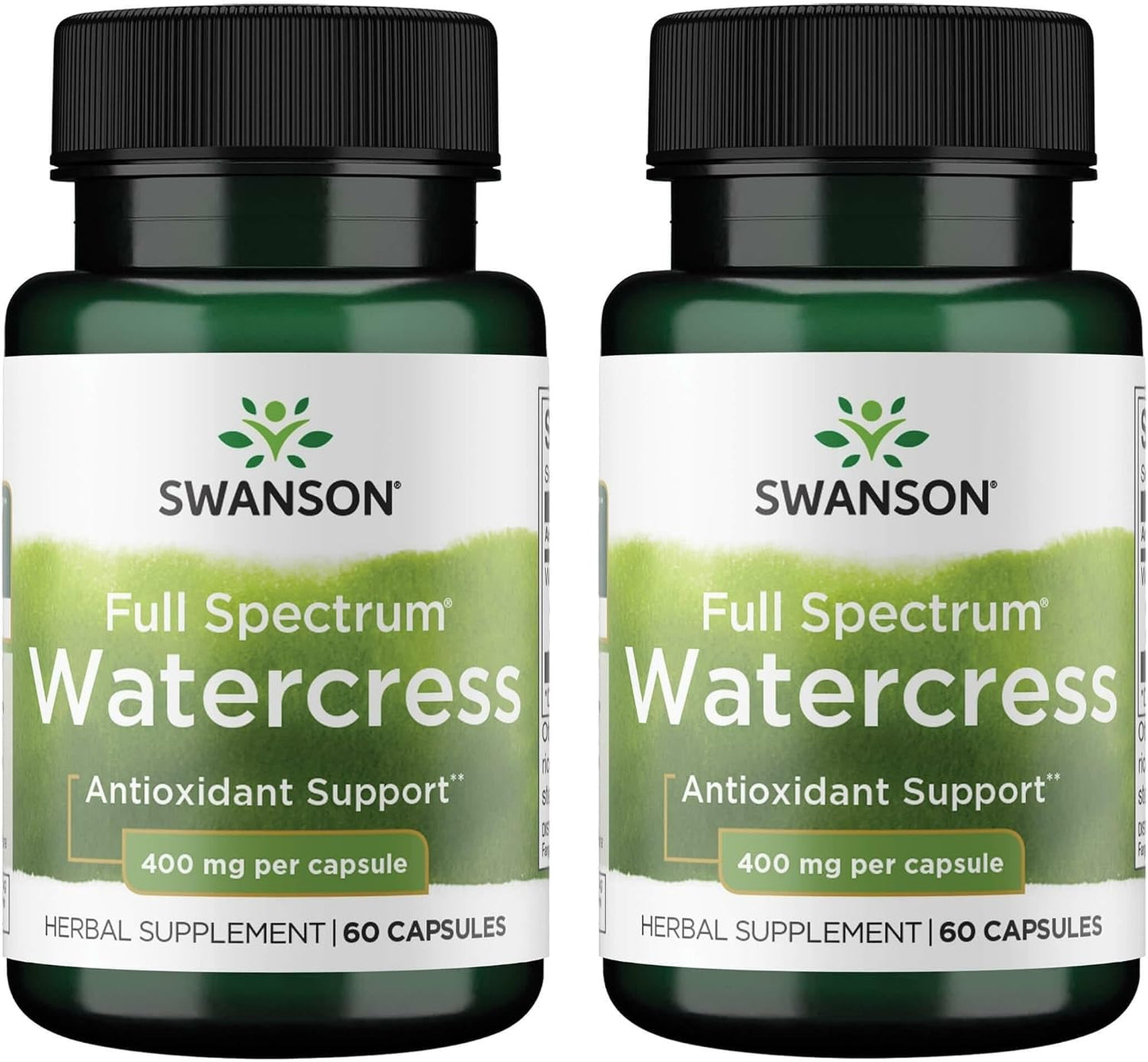 Swanson Full Spectrum Watercress 400 mg 60 Capsules - görsel 6