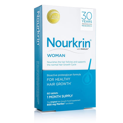 Nourkrin Woman for Healthy Hair Growth - 60 Tablets (One Month's Supply)