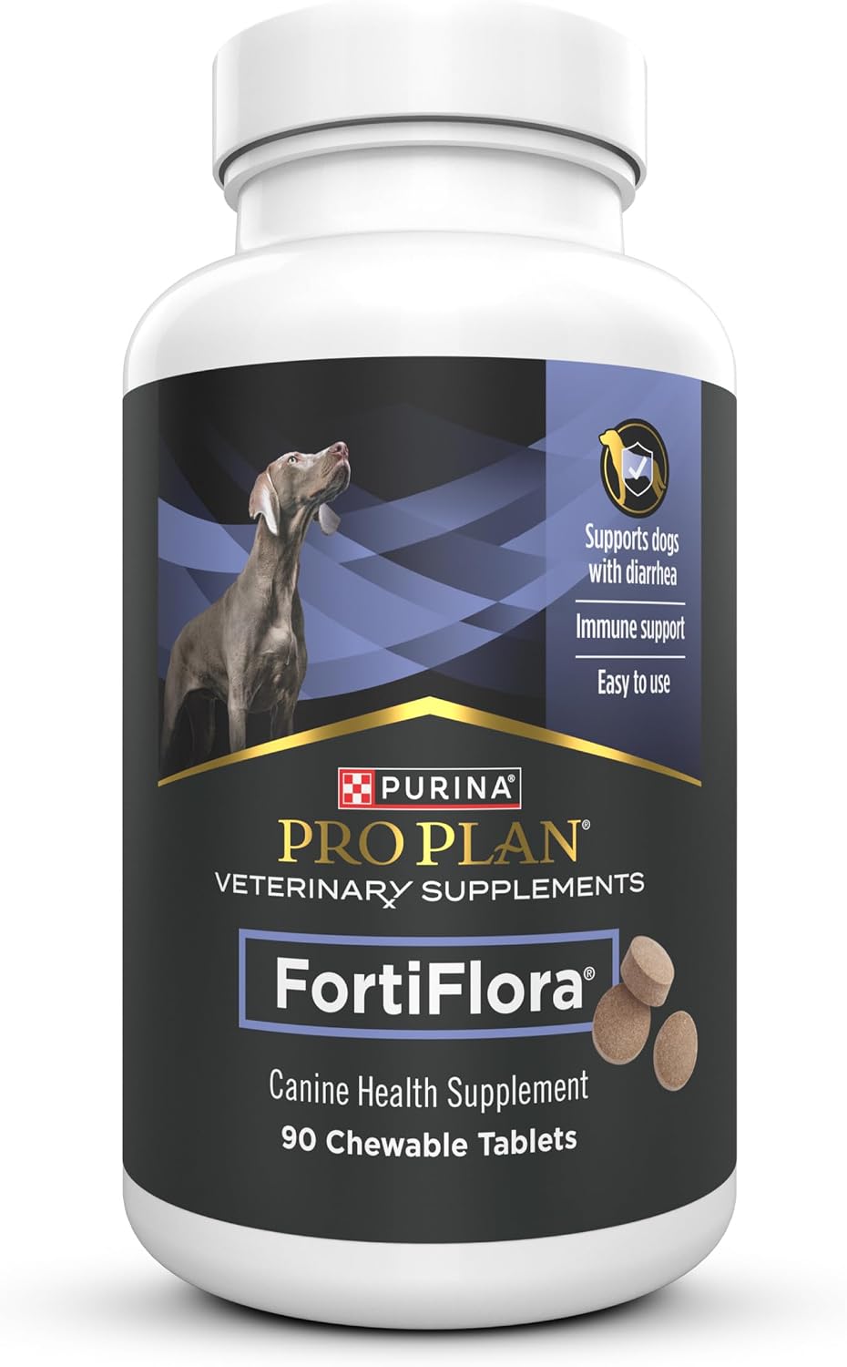 FortiFlora Canine Probiotic Chewable Tablets – Digestive and Immune Support, 90 Tablets - görsel 1