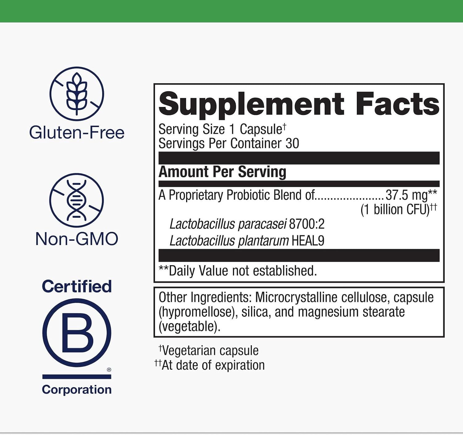 Metagenics UltraFlora Immune Booster Probiotic - 30 Vegetarian Capsules - görsel 4