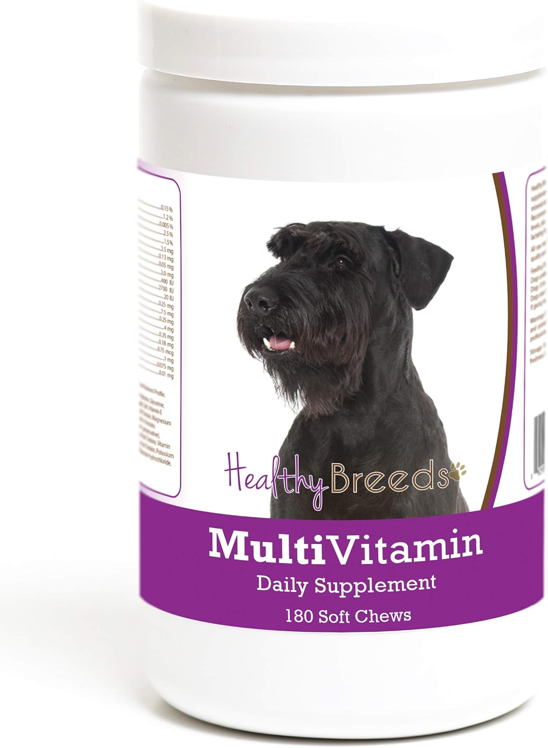 Healthy Breeds Giant Schnauzer Multivitamin Soft Chews for Dogs - 180 Count - görsel 1
