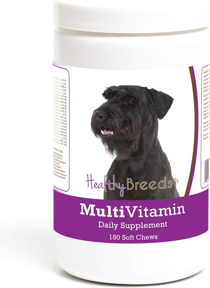 Healthy Breeds Giant Schnauzer Multivitamin Soft Chews for Dogs - 180 Count