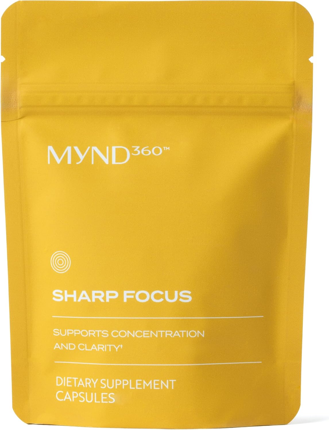 Nu Skin MYND360 Sharp Focus | 60 Capsules | Vitamin B12 & Vitamin B6 for Memory, Focus and Clarity | Caffeine-Infused Brain Health Supplement - görsel 1