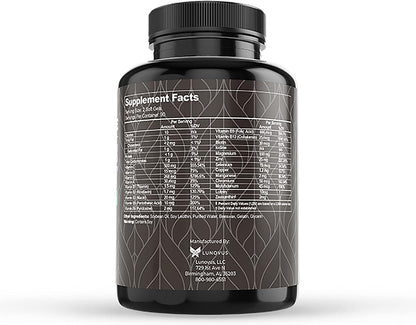 Macular Support Plus Multivitamin – AREDS2 Eye Supplements with Lutein & Zeaxanthin – 180 Soft Gels