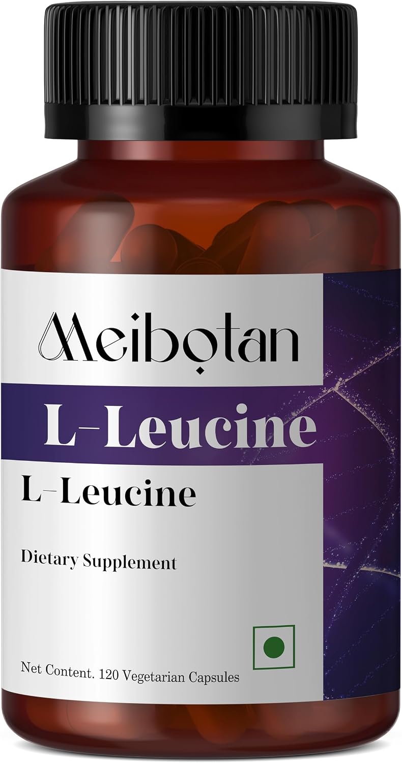 100% Pure L-Leucine 2000mg – Non-GMO, Vegan – 120 Vegetarian Capsules - görsel 2