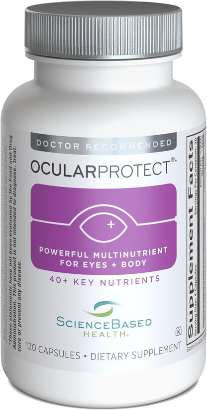 ScienceBased Health OcularProtect – Daily Multivitamin with Advanced Eye Health Support – 40+ Key Nutrients