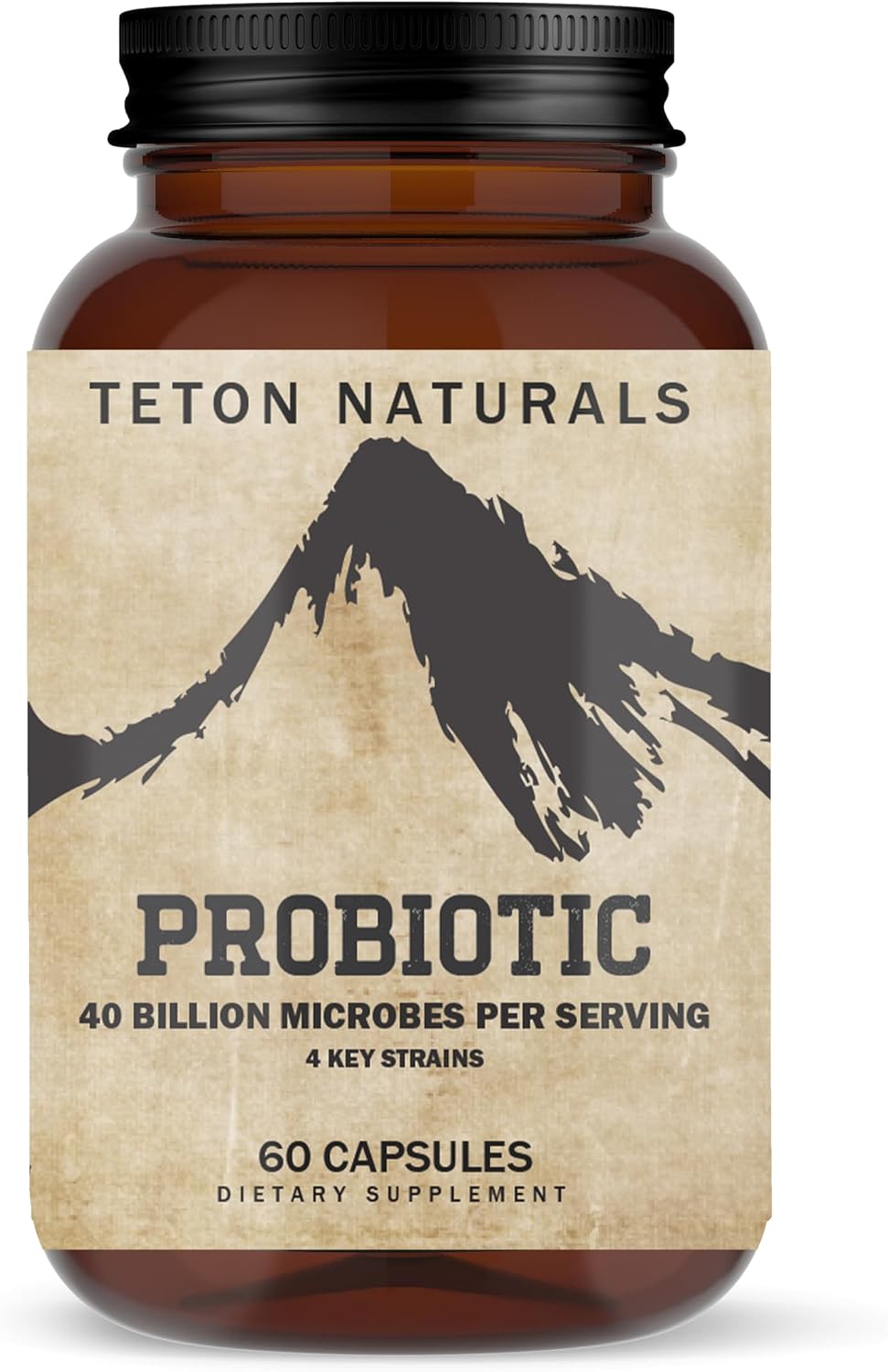Teton Naturals TN-PROBIOTIC-60 Natural Wellness Capsules - görsel 1