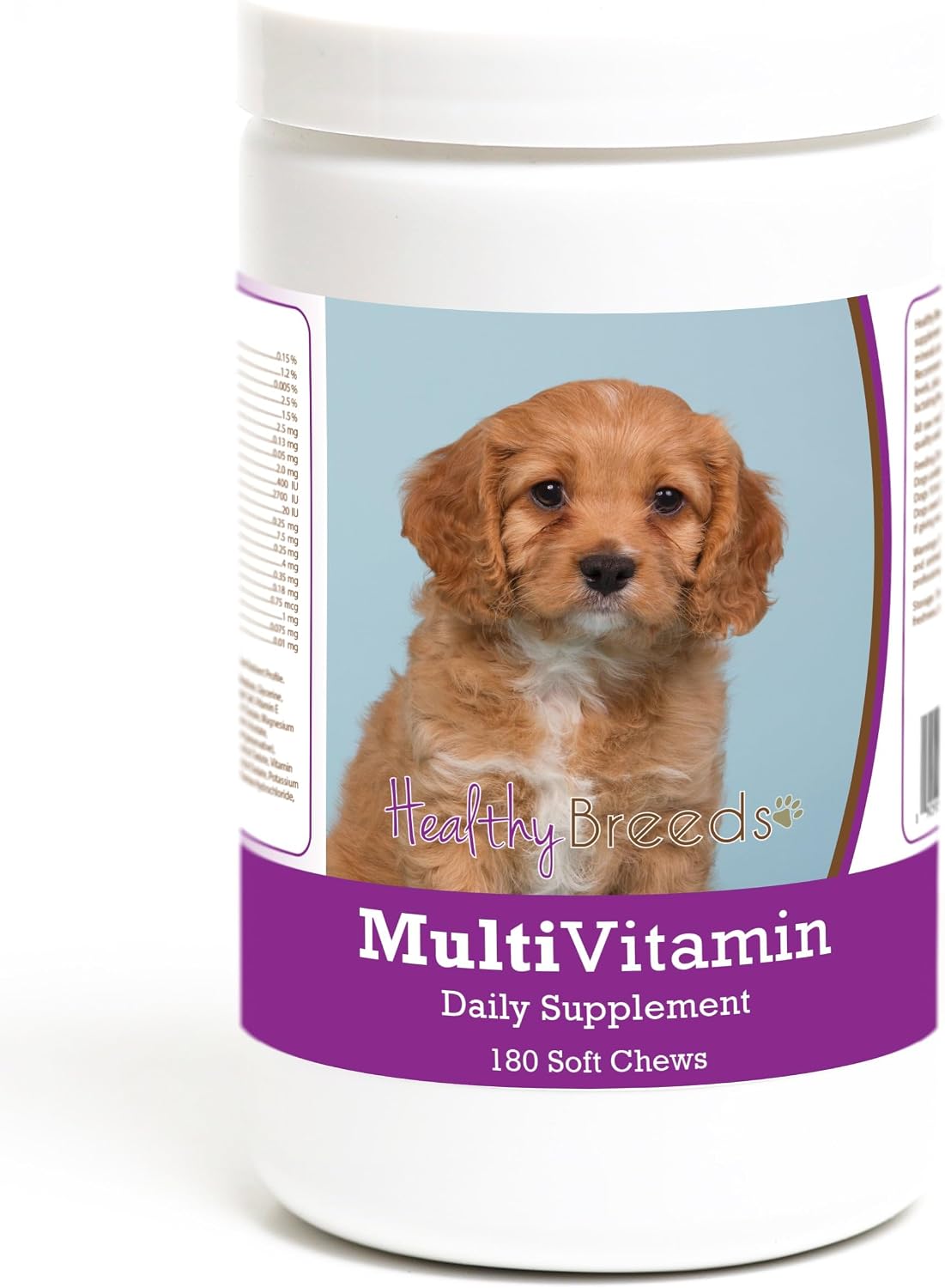 Healthy Breeds Cavapoo Multivitamin Soft Chews for Dogs 180 Count - görsel 1