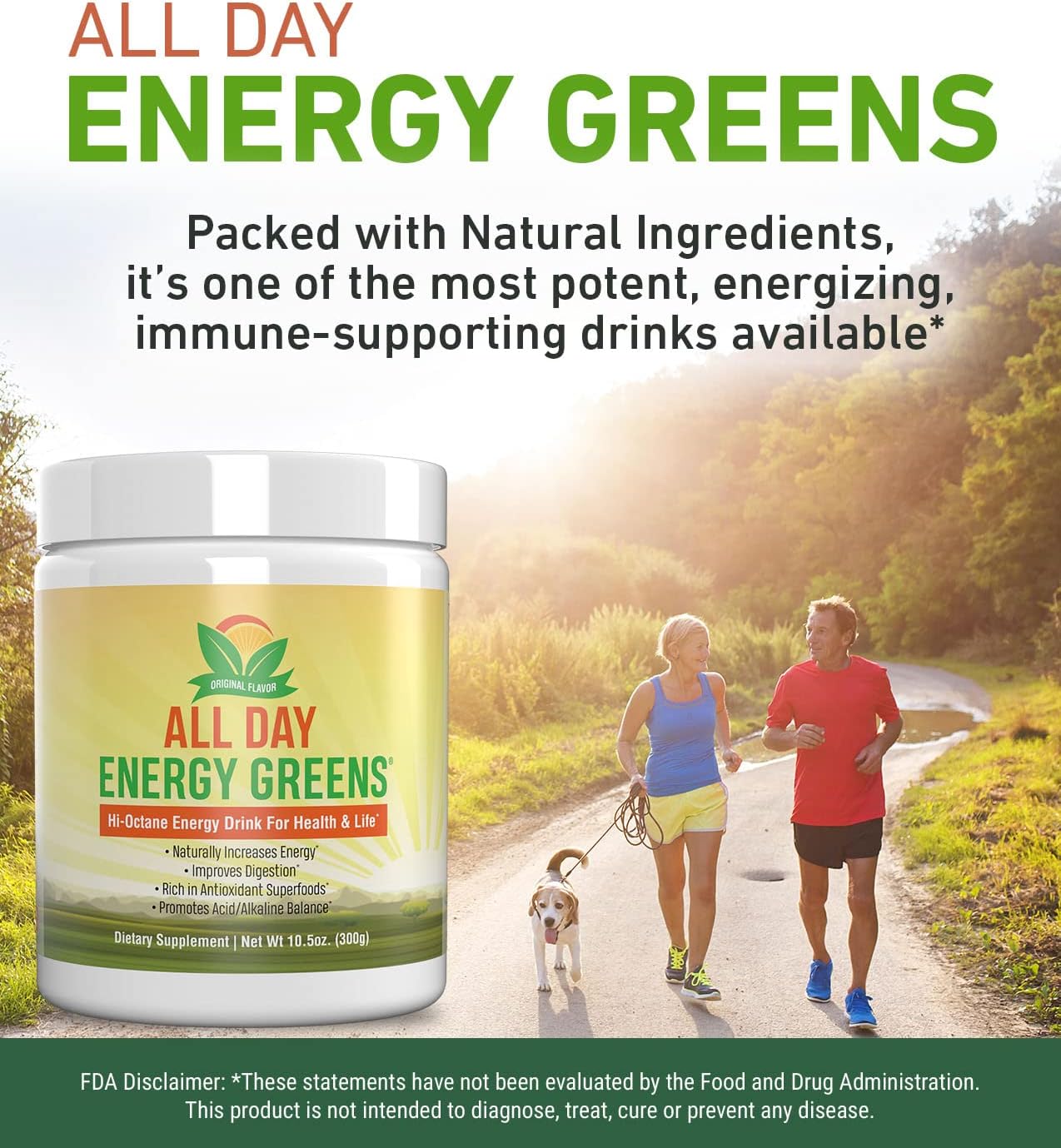IVL - All Day Energy Greens - Supplement Powder Mix Drink, Greens Powder Superfood - Super Greens Blend for Optimal Nutrition, Energy & Digestion, Green Juice Superfood Boost - görsel 7