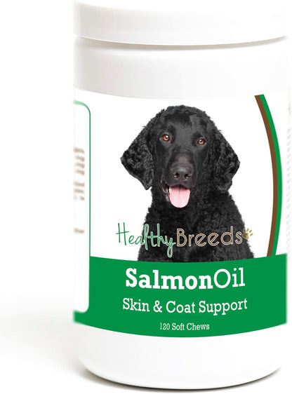 Healthy Breeds Curly-Coated Retriever Salmon Oil Soft Chews, 120 Count