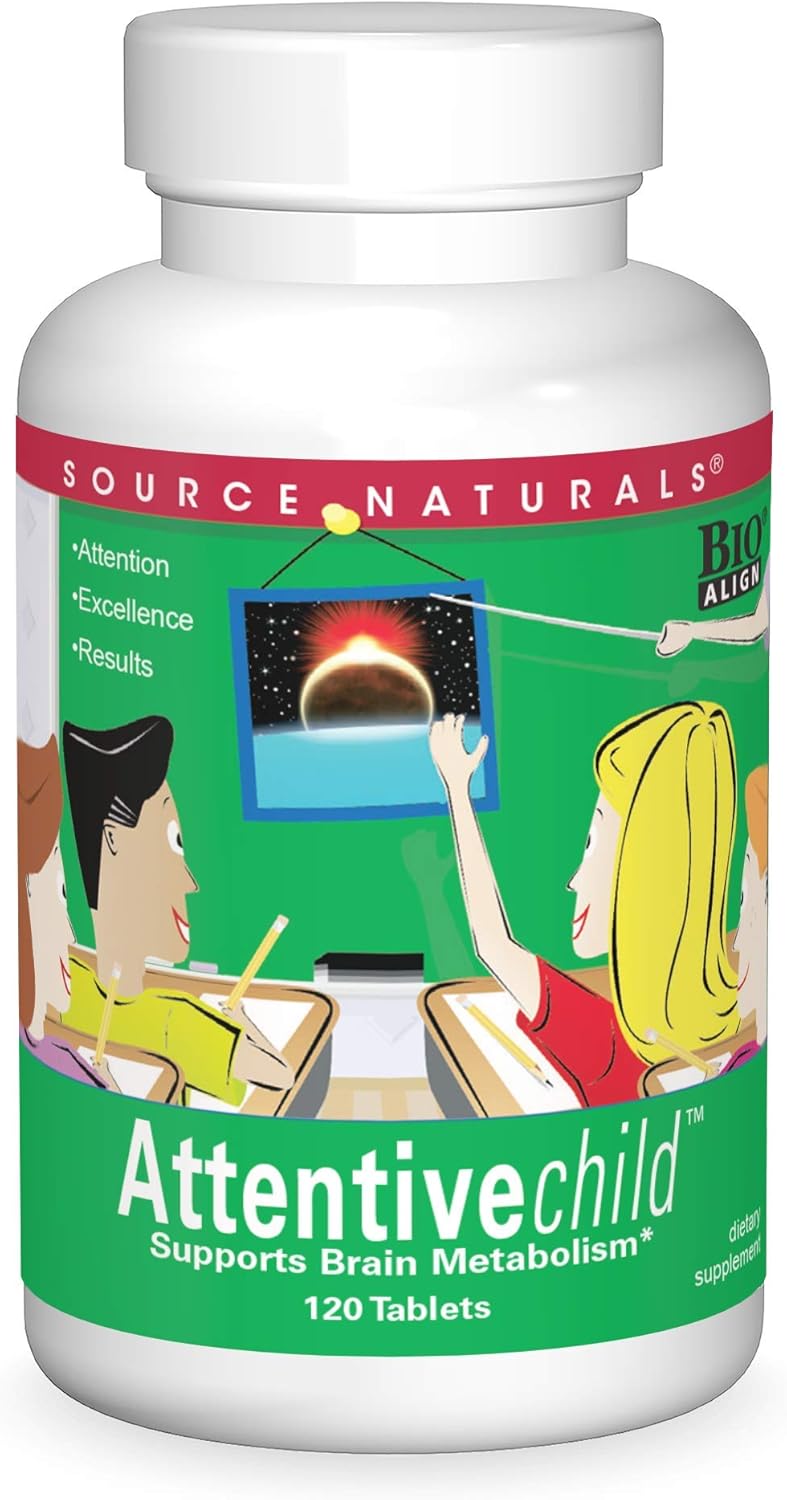 Source Naturals Attentive Child - Cognitive Nutrients for Healthy Children - görsel 1