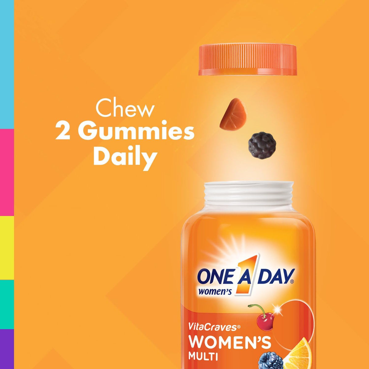 One A Day Women’s Multivitamin Gummies, Complete Multivitamin for Women, 150 Count - görsel 4