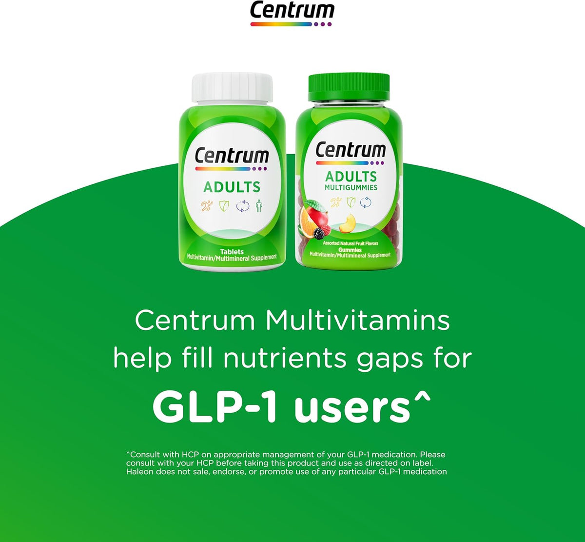 Centrum MultiGummies Gummy Multivitamin for Adults, Assorted Fruit Flavour - 180 Count - görsel 3