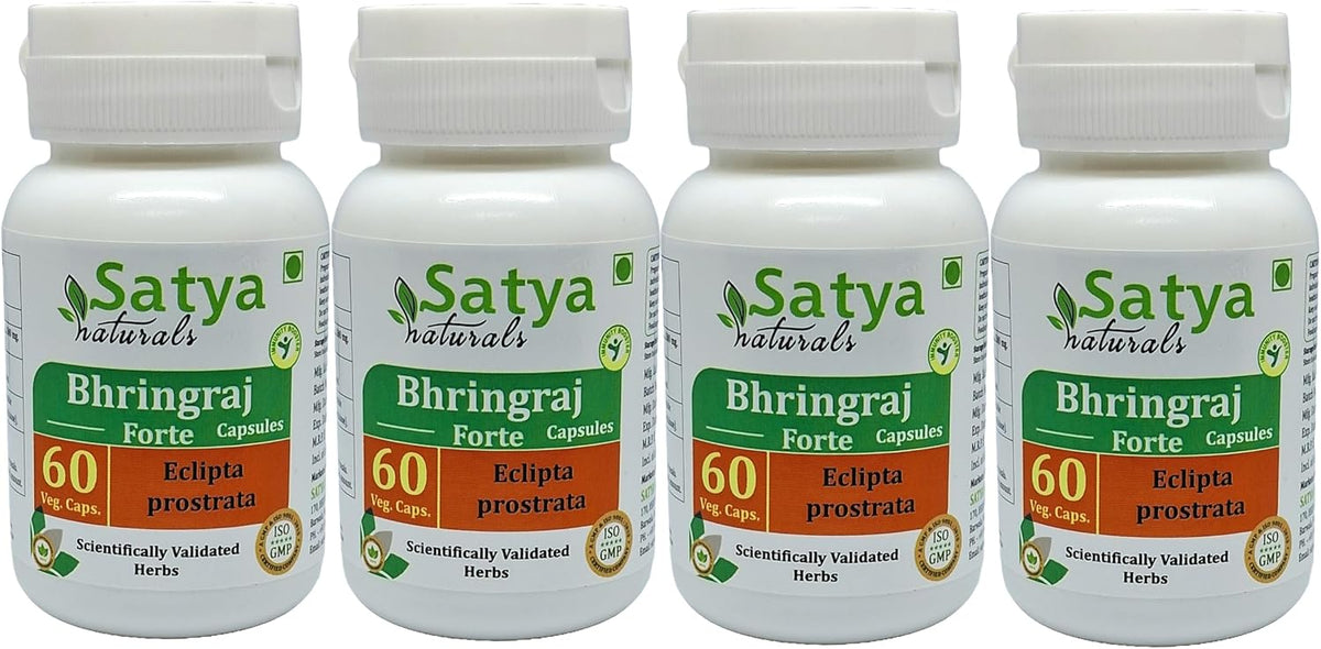 Bhringraj Capsules 500 mg, 60 Capsules (Pack of 4) - görsel 1
