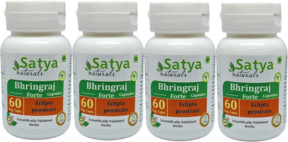 Bhringraj Capsules 500 mg, 60 Capsules (Pack of 4)
