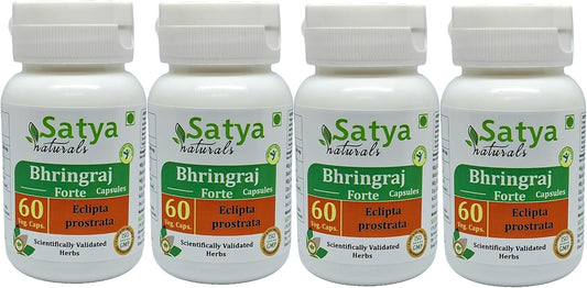 Bhringraj Capsules 500 mg, 60 Capsules (Pack of 4)