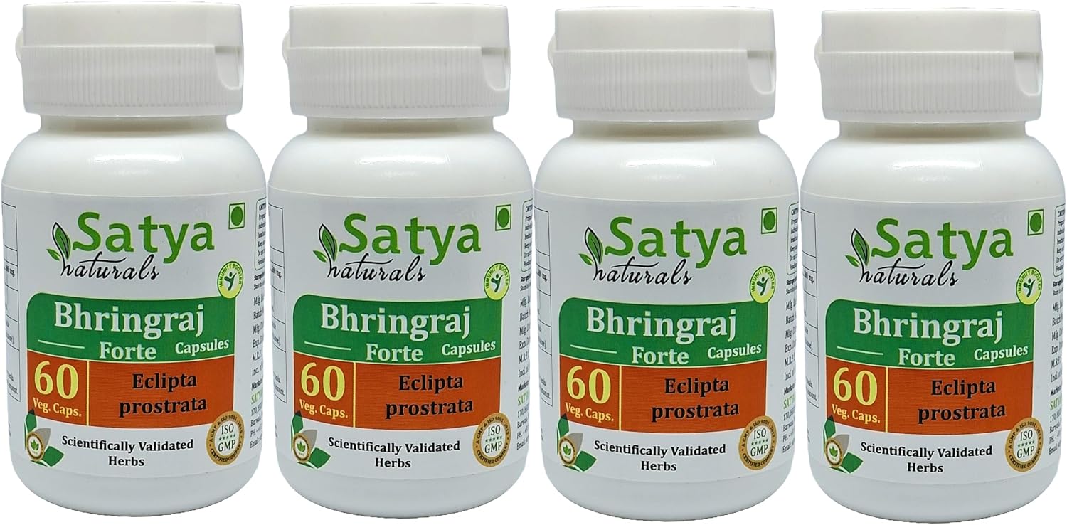 Generic Bhringraj Capsules, 500mg, 60 Capsules, Eclipta Prostrata Extract (Pack of 2) - görsel 8
