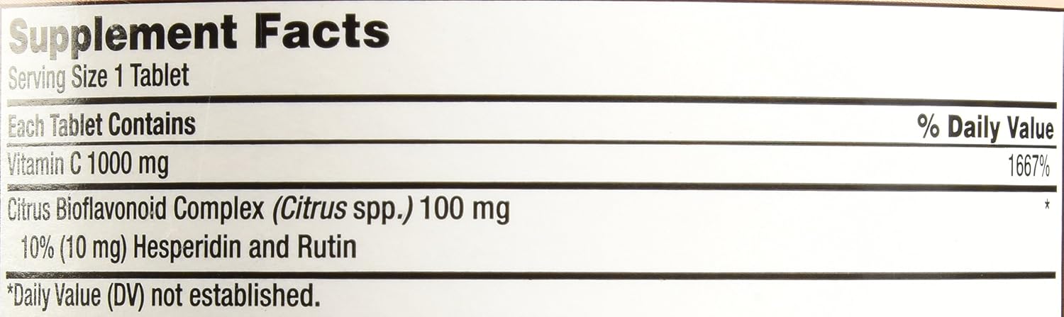 Kirkland Signature Vitamin C with Rose Hips, 500 Tablets - görsel 5