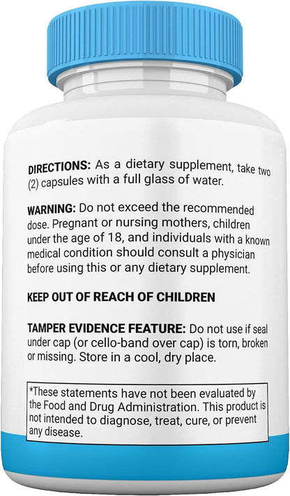 SugarSwitch Capsules, All-Natural Supplement, SugarSwitch Pills, High Potency Formula, Gelatin Free (3 Pack)