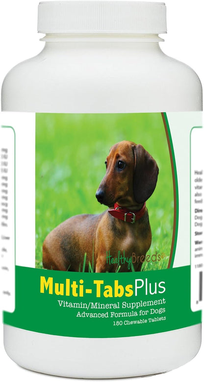 Healthy Breeds Dachshund Multi-Tabs Plus Chewable Tablets 180 Count