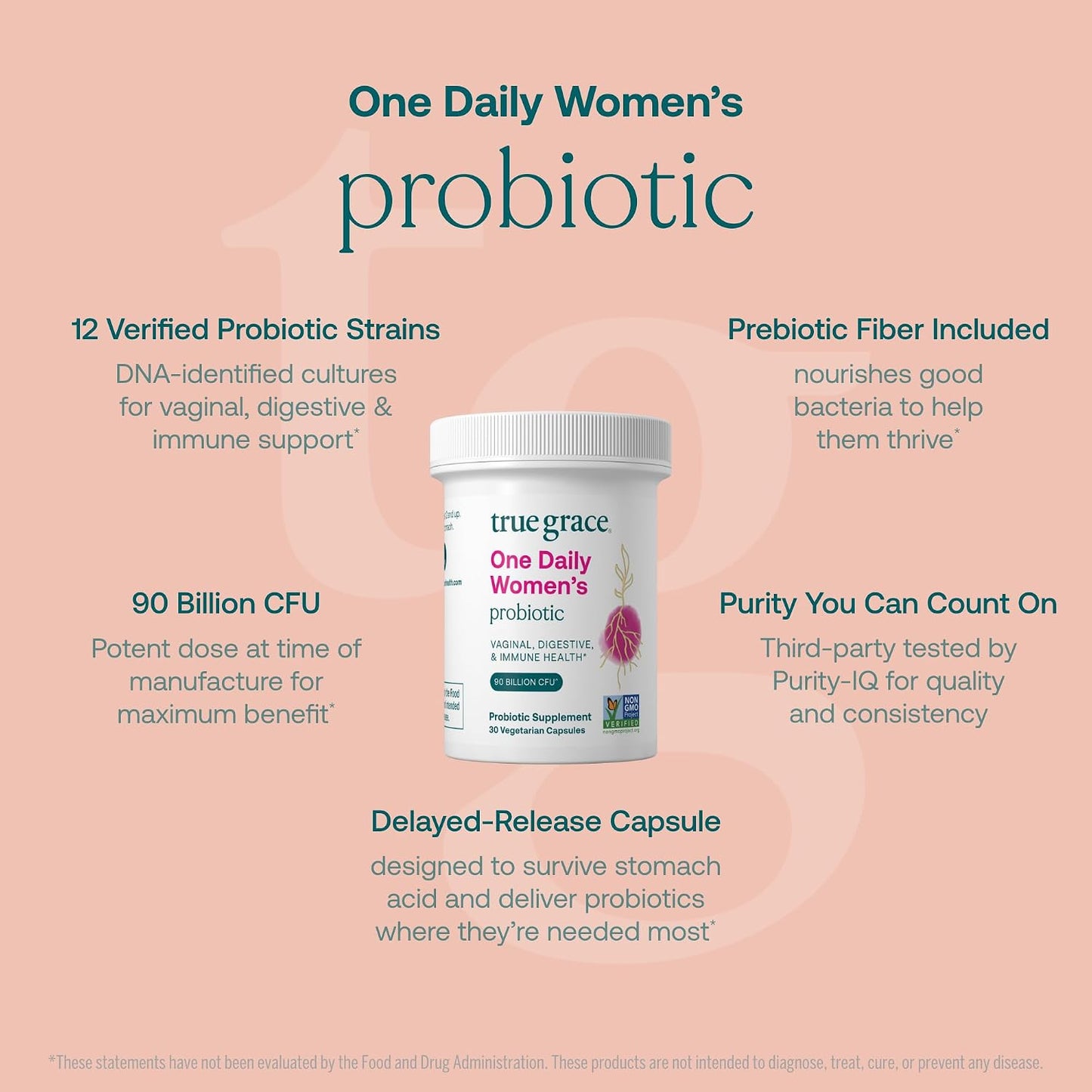 True Grace One Daily Women’s Multivitamin & Probiotic Bundle (30-Day Supply) - görsel 5
