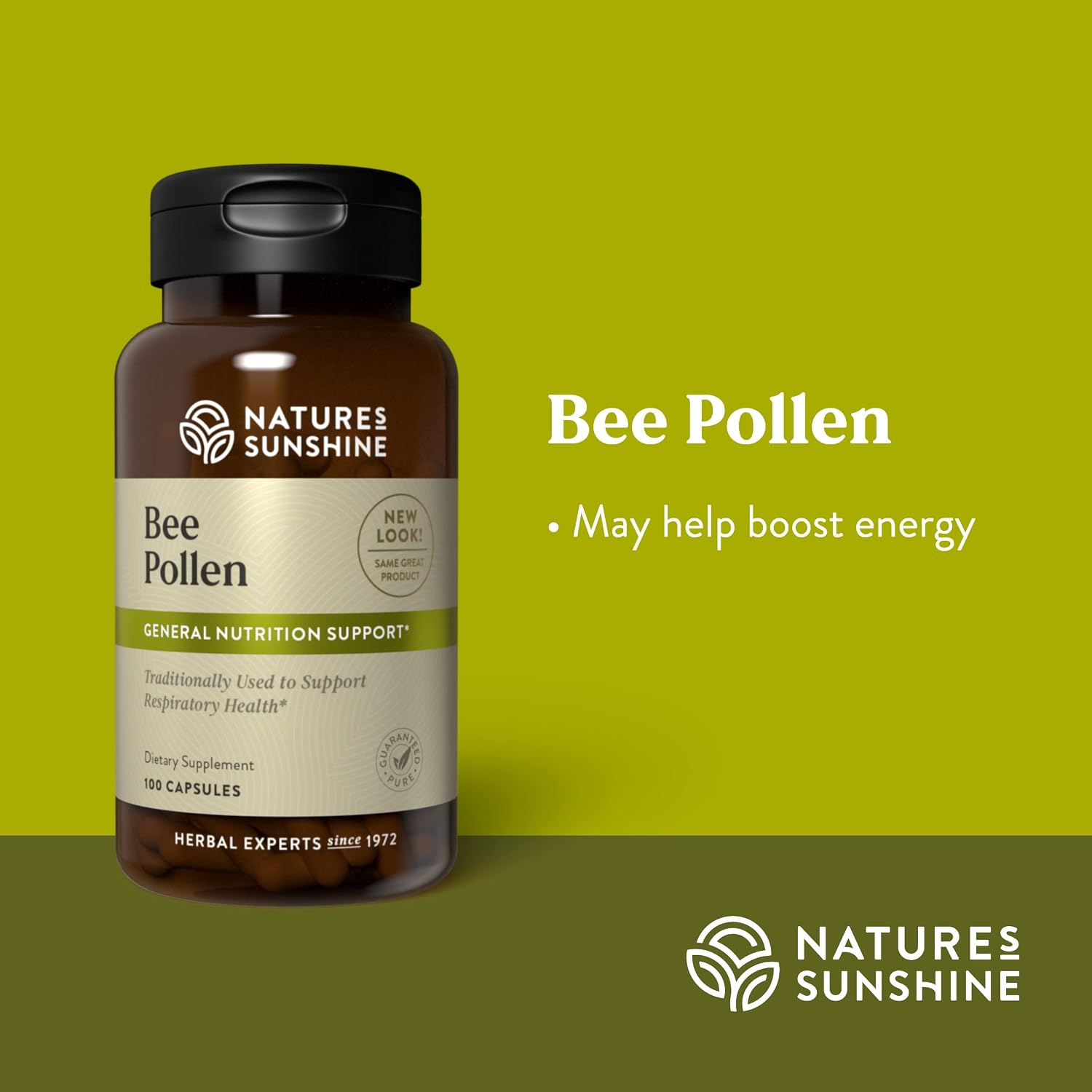 Nature's Sunshine Bee Pollen, 100 Capsules - görsel 4