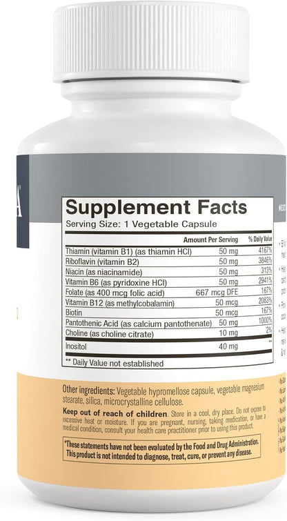 FREEDA B-Complex Capsules – Super Quints B-50 – 250 Capsules