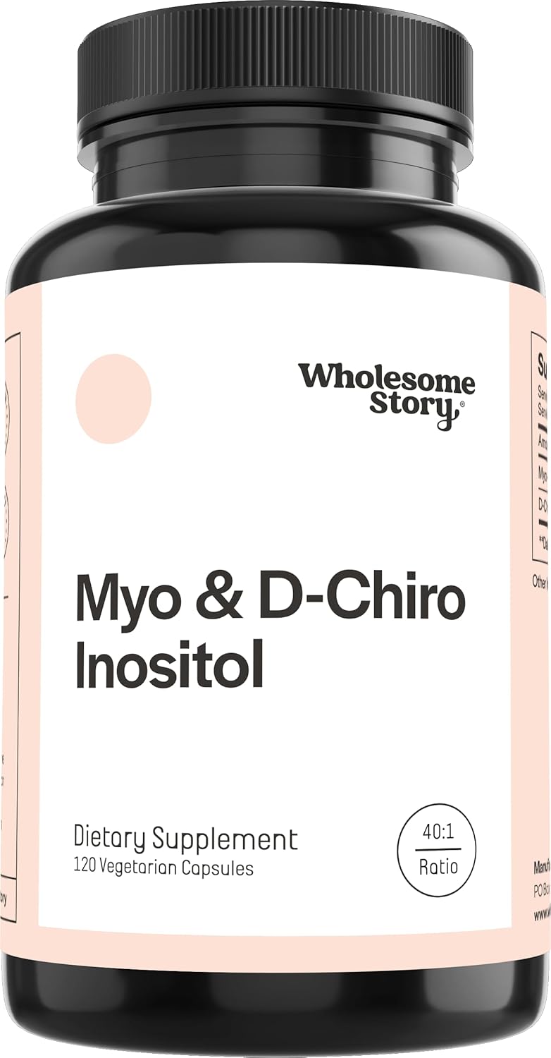 Wholesome Story Myo-Inositol & D-Chiro Inositol Supplement for Women – 40:1 Ratio, 30 Servings - görsel 1