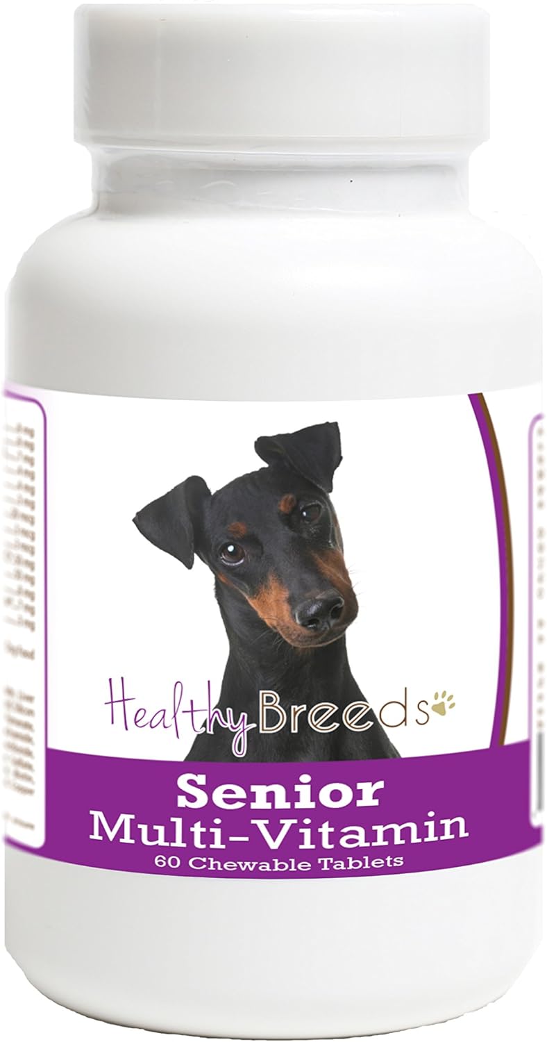 Healthy Breeds Manchester Terrier Senior Dog Multivitamin Tablets 60 Count - görsel 1