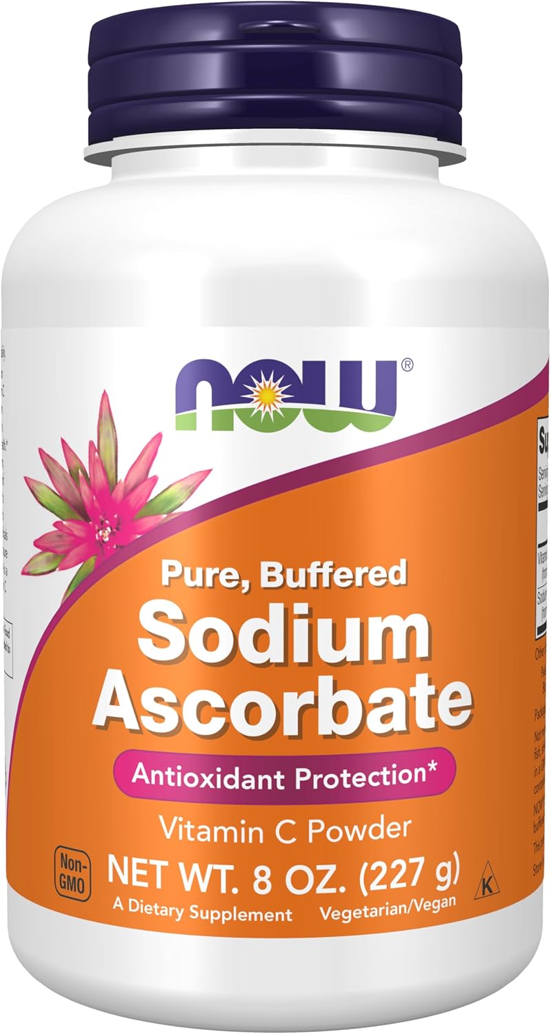 NOW Foods Sodium Ascorbate Powder, Buffered Vitamin C, 227 g - görsel 1