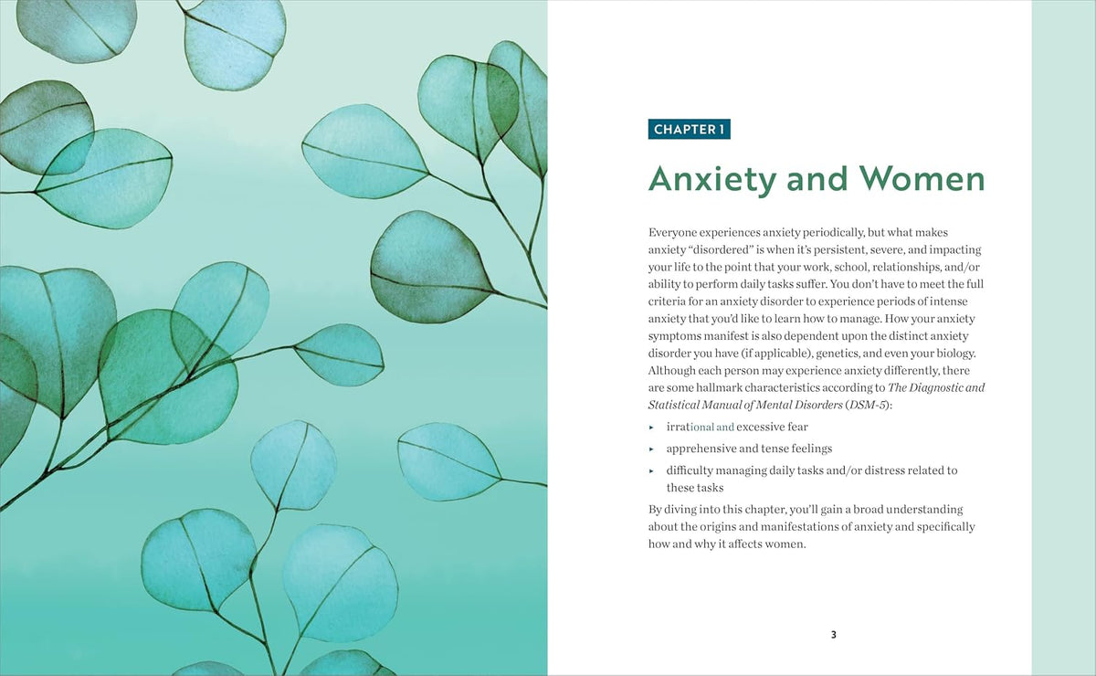 Anxiety Workbook for Women: Relieve Anxious Thoughts and Find Calm - görsel 3