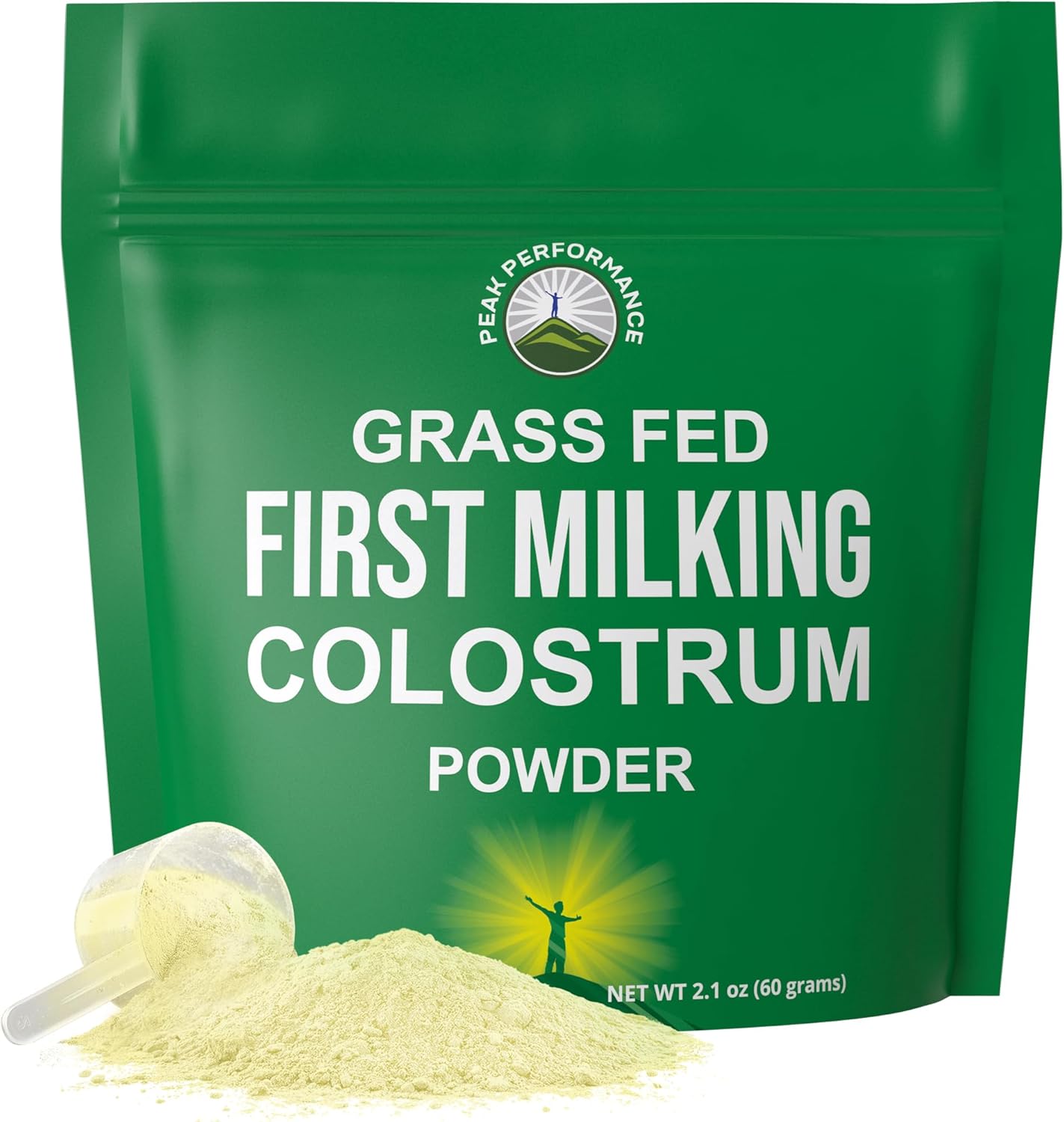 Peak Performance First Milking Colostrum Powder – Grass-Fed, Non-GMO Bovine Colostrum Supplement - görsel 1